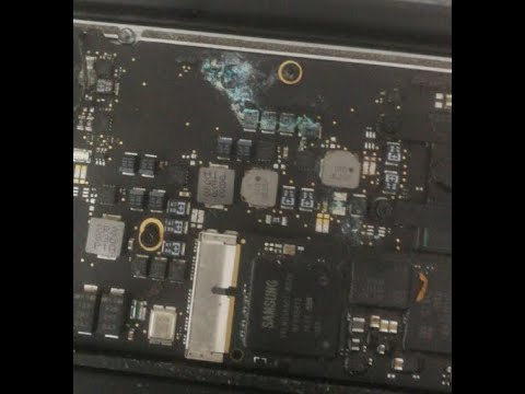 MacBook Air Sıvı Teması Anakart Tamir Onarım