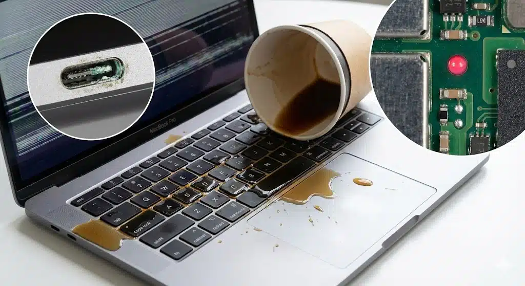 MacBook Pro Retina Sıvı Teması Anakart Tamir Fiyatları